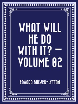cover image of What Will He Do with It? — Volume 02